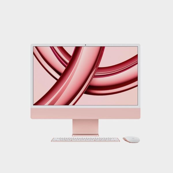 جهاز iMac مقاس 24 بوصة مزود بشاشة Retina 4.5K: شريحة Apple M3 مزودة بوحدة معالجة مركزية ذات 8 نواة ووحدة معالجة رسومات GPU ذات 10 نواة